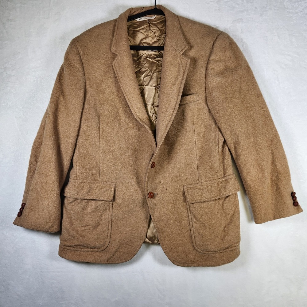 Vintage PBM Philadelphia Camel Hair Blazer‎ Mens Sport Coat Two Button